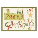 Boxed Card Christmas Merry Chr