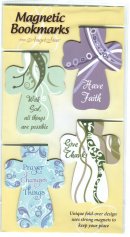 Magnetic Cross Bookmarks Set of 4