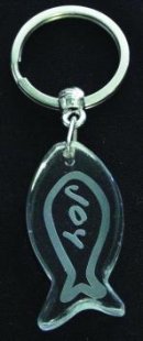 Fish Joy Crystal Key Ring