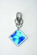 Fish Colour Crystal Key Ring