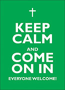 Keep Calm and Come On In - A2 Poster