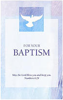 Baptism Card Blue - Pack of 10