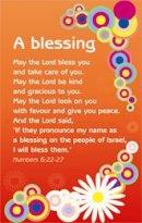 A Blessing Prayer Card - Pack of 20