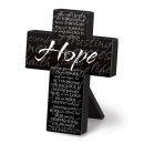 Hope Mini Metal Message Cross