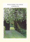 Welcome To Our Church Card - Pack of 6