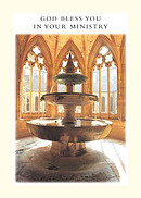 God Bless You In your Ministry Card - Pack Of 6