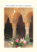 Welcome To Our Church Card - Pack of 6