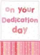 On your Dedication day Card - Single