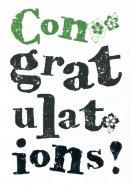 Congratulations - Single Card
