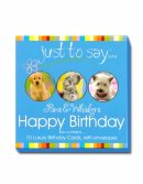 Luxury Paws & Whiskers Birthday Cards - Pack of 10