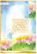 My command is this: Love each other Poster