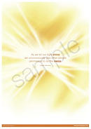 Let our light shine Poster