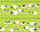 Gift Wrap - The Lord is my shepherd