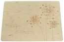 Birthday Card, Maple Wood - Single