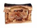 Olive Wood Crib Nativity