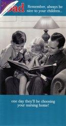 Remeber to be Nice Father's Day Card - Single