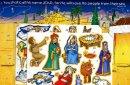 Nativity and Stickers Advent Calendar 