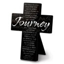 Large Journey Metal Message Cross 