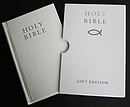 KJV Gift Bible: White, Imitation Leather, Pocket Size