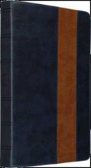 ESV Anglicised Thinline in Imitation Navy and Tan Leather