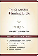 NRSV - the Go-anywhere Thinline Bible Burgundy Bonded Leather