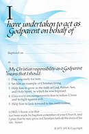 Blue Godparent Card - Pack of 50