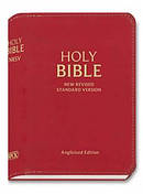 NRSV Bible Anglicised: Red, Faux Suede