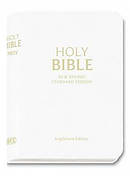 NRSV Bible Anglicised: White, Fine Binding Faux Leather
