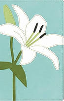 KJV Thinline White Lily Bible