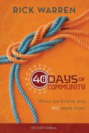 40 Days Of Community Devotional Pb