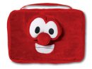 Veggie Bob Plush Bible Cover: Red, Medium