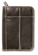 Distressed Leather Look Bible Cover: Brown, Large