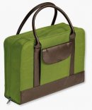 Bible Study Organiser Chartreuse With Leather-look Accents