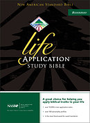 NASB Life Application Study Bible: Bugundy, Bonded Leather