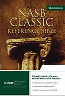 NASB Classic Reference Bible: Black, Bonded Leather