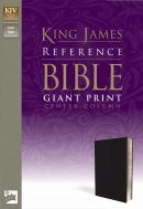KJV Giant Print Bible: Navy, Premium Leather Look,