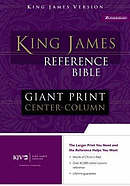KJV Giant Print Bible: Burgundy, Bonded Leather, Thumb Index