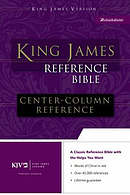 KJV Reference Bible: Black, Bonded Leather
