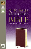 KJV Personal Size Bible: Burgundy, Bonded Leather, Giant Print