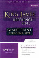 KJV Personal Size, Giant Print Bible: Navy, Bonded Leather