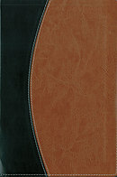 NASB Thinline Bible: Black/Tan, Duo-Tone