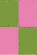 KJV Thinline Bible: Meadow Green & Pink, Imitation Leather, Large Print