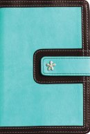 KJV Compact Reference Bible: Turquoise/Chocolate, Italian Duo Tone