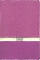 KJV Compact Reference Bible: Orchid & Butter Creme, Italian Duo Tone