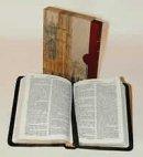 KJV New Testament with Psalms: Black, Calfskin, Red Letter Edition