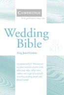 KJV Wedding Bible: White, Imitation Leather, Family Record