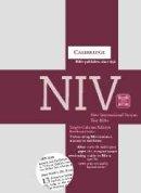 NIV Single Column Text Edition: Black, Bonded Leather