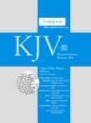 KJV Cameo Wide Margin Reference Bible: Black French Morocco Leather