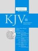 KJV Cameo Wide Margin Reference Bible: Burgundy, Calfskin Leather