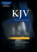 KJV Standard Text Bible: Black, French Morocco Leather 